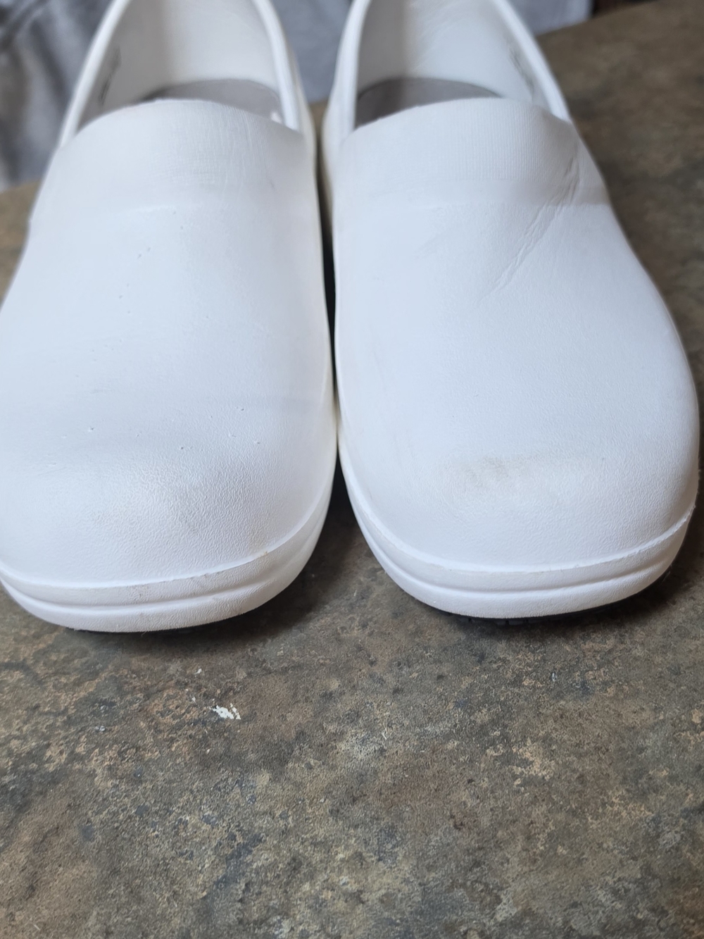 CROCS White NERIA PRO II Slip-On Clog- LIKE NEW SZ 7 WOMENS